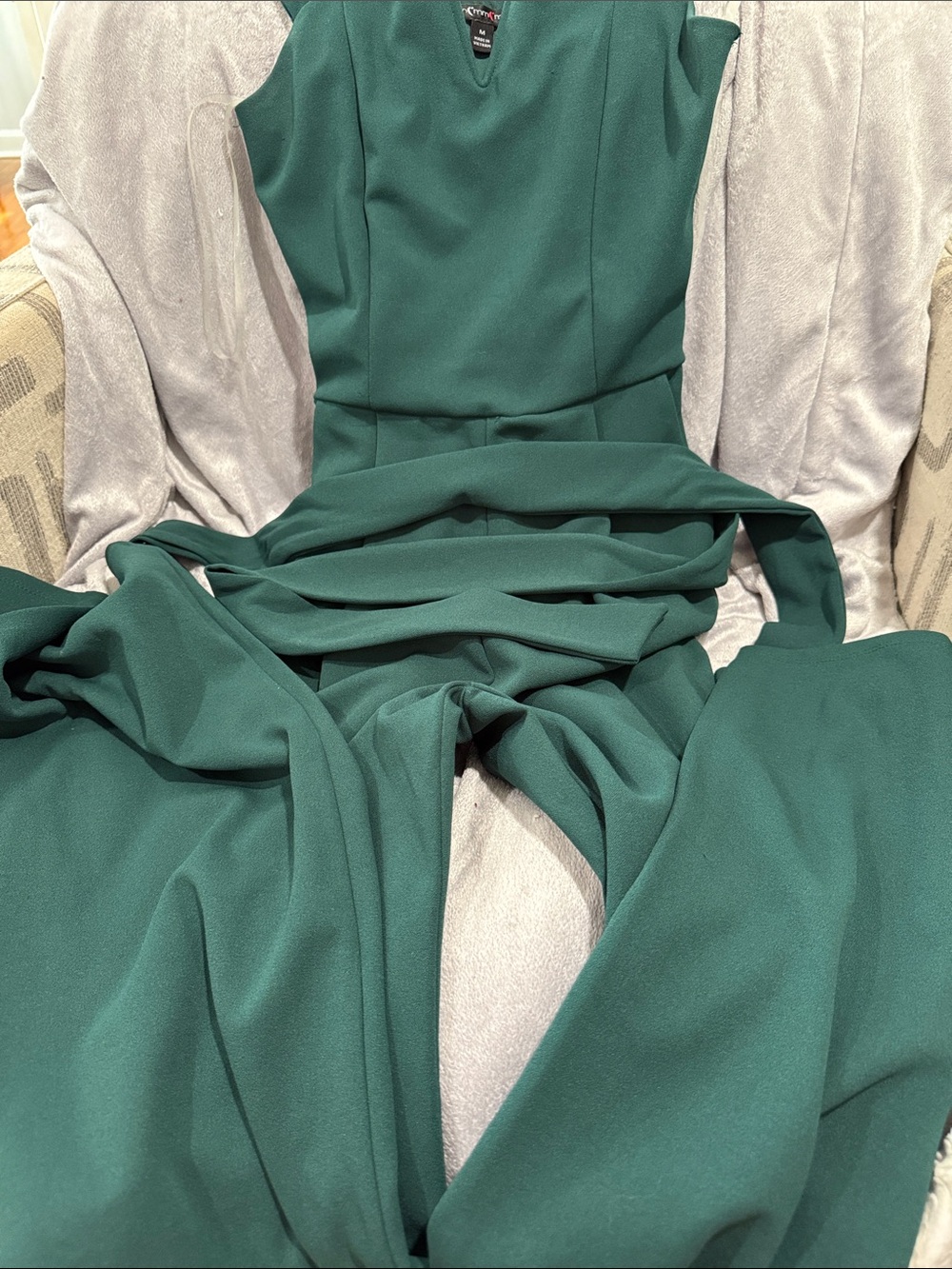 Elegant Jumpsuit in Deep Green